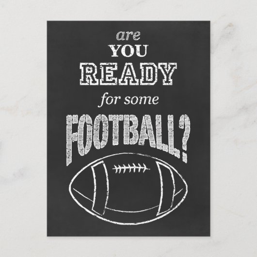 サッカーの準備は？ ポストカード (正面)