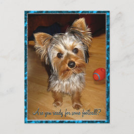 サッカーの準備は？ ポストカード