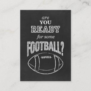 サッカーの準備は？ 名刺