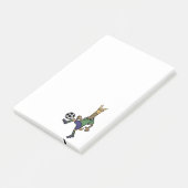 サッカーの漫画を遊んでいるおもしろいなラマ ポストイット (アングル)