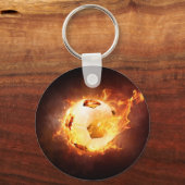 サッカーの火の玉 キーホルダー (正面)