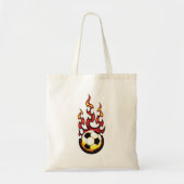 サッカーの火の玉 トートバッグ (正面)