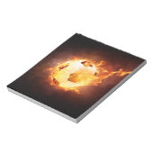 サッカーの火の玉 ノートパッド (回転)