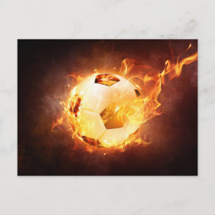 サッカーの火の玉 ポストカード