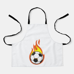 サッカーの火 エプロン