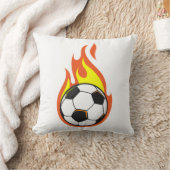サッカーの火 クッション (ブランケット)