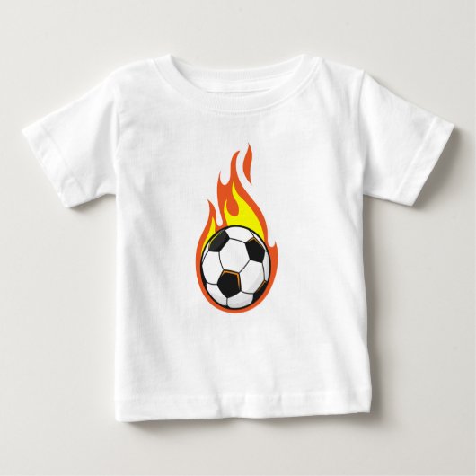サッカーの火 ベビーTシャツ (正面)