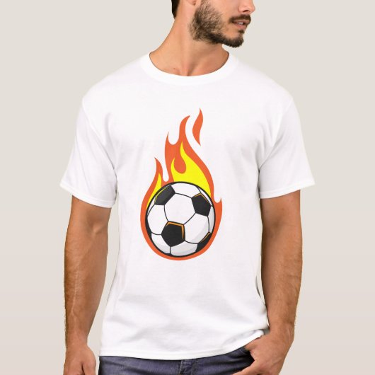 サッカーの火 Tシャツ (正面)