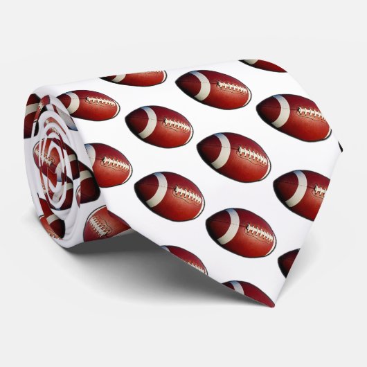 サッカーの熱狂的スポーツパターン ネクタイ (ロール)