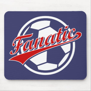 サッカーの熱狂者 マウスパッド