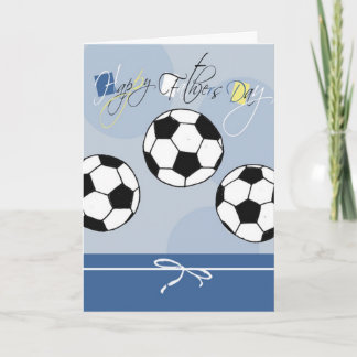 サッカーの父の日カード カード
