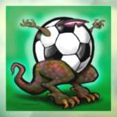 サッカーの獣の窓にしがみつく ウィンドウサイン (シート3)