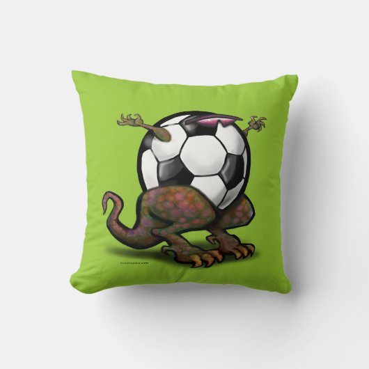 サッカーの獣 クッション (正面)