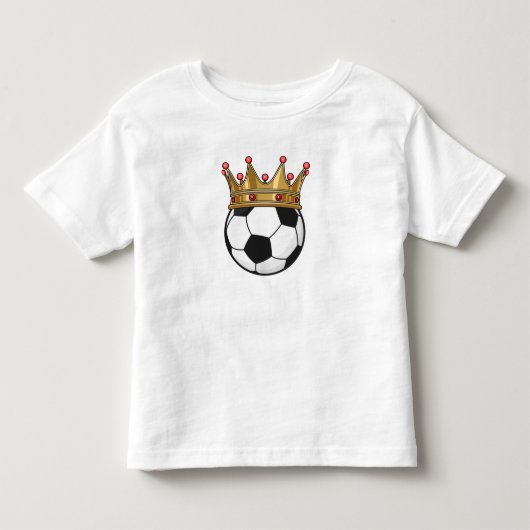サッカーの王 トドラーTシャツ (正面)