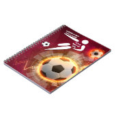 サッカーの生活を送る ノートブック (左側)