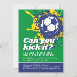 サッカーの生誕会をキックできるか 招待状