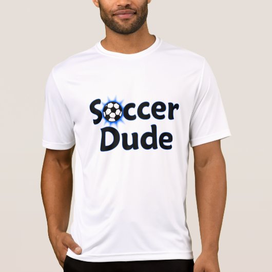 サッカーの男プレーヤー名前または数Tシャツ Tシャツ (正面)