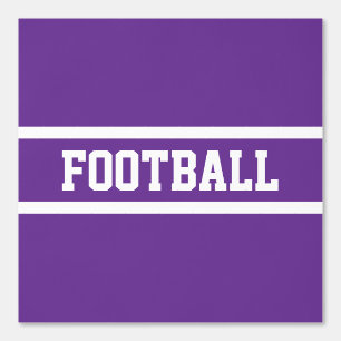 サッカーの白いレースストライプのパープル王室の上の 壁紙