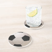 サッカーの白黒球 コースター (側面)