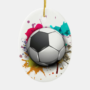 サッカーの破烈 セラミックオーナメント