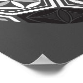 サッカーの神聖な幾何学 ポスター (角)