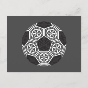 サッカーの神聖な幾何学 ポストカード