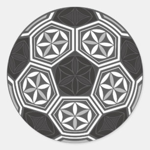 サッカーの神聖な幾何学 ラウンドシール