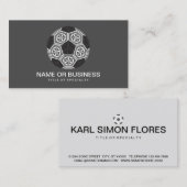 サッカーの神聖な幾何学 名刺 (正面/裏面)