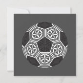 サッカーの神聖な幾何学 招待状 (正面)