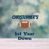 サッカーの第1の誕生日 アクリルサイン (ニュートラル)