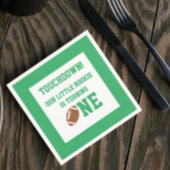 サッカーの第1の誕生日 スタンダードカクテルナプキン