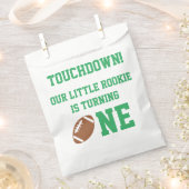 サッカーの第1の誕生日 フェイバーバッグ (クリップ留めされた状態)