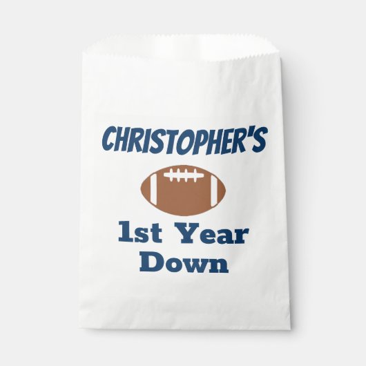 サッカーの第1の誕生日 フェイバーバッグ (正面)