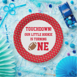サッカーの第1の誕生日 ペーパープレート