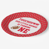 サッカーの第1の誕生日 ペーパープレート (アングル)