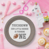 サッカーの第1の誕生日 ペーパープレート (パーティー)