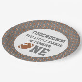 サッカーの第1の誕生日 ペーパープレート (アングル)