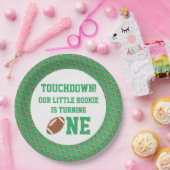 サッカーの第1の誕生日 ペーパープレート (パーティー)