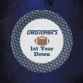 サッカーの第1の誕生日 ペーパープレート