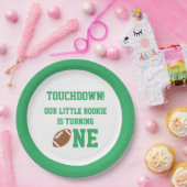 サッカーの第1の誕生日 ペーパープレート