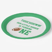 サッカーの第1の誕生日 ペーパープレート