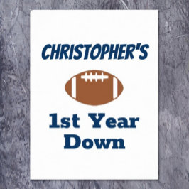 サッカーの第1の誕生日 ポスター