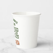 サッカーの第1バースデーボーイズ水彩 紙コップ (左)