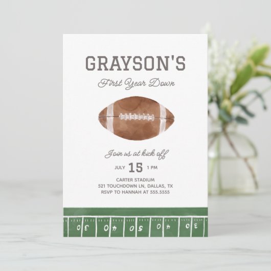 サッカーの第1期招待状1年目ダウン1 招待状 (スタンド正面)