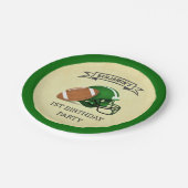 サッカーの第1誕生日パーティー ペーパープレート (アングル)