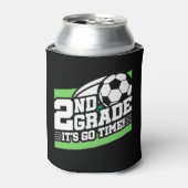 サッカーの第2級サッカー初日新学期 缶クーラー (缶正面)