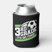 サッカーの第3回サッカー初日新学期 缶クーラー (缶正面)