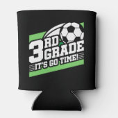 サッカーの第3回サッカー初日新学期 缶クーラー (裏面)