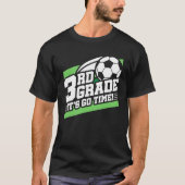 サッカーの第3回サッカー初日新学期 Tシャツ (正面)