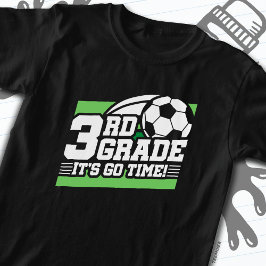 サッカーの第3回サッカー初日新学期 Tシャツ